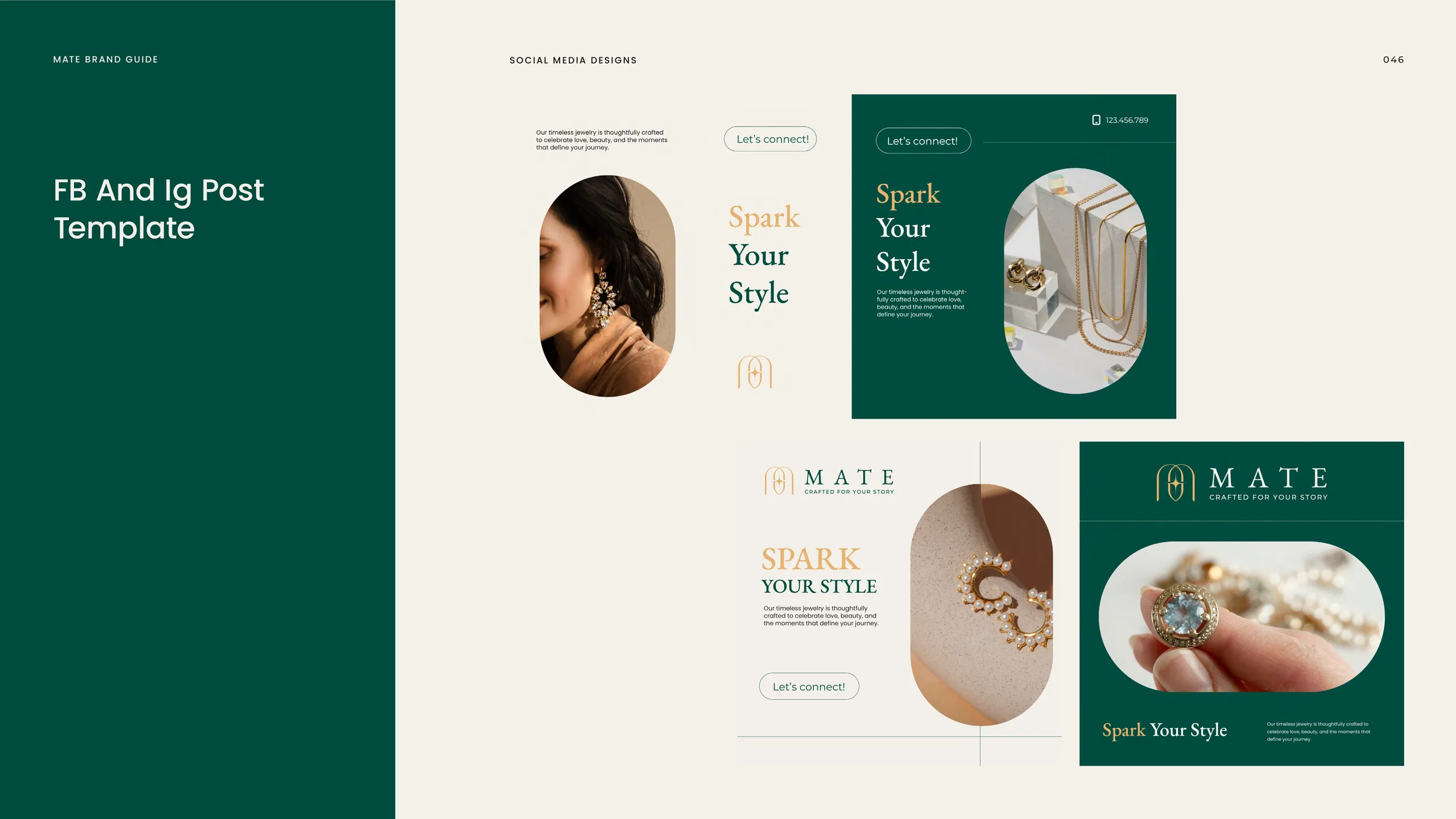 MATE Jewelry brand identity 4